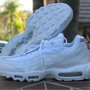 Nike Air Max 95 Triple White Sneakers Men’s 9.5
